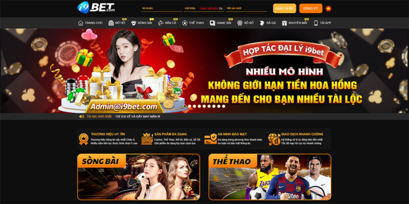 Giới thiệu cổng game cá cược trực tuyến i9bet