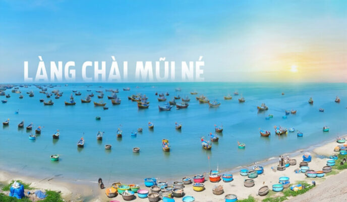 Làng chài Mũi Né mang đến hương vị biển yên bình