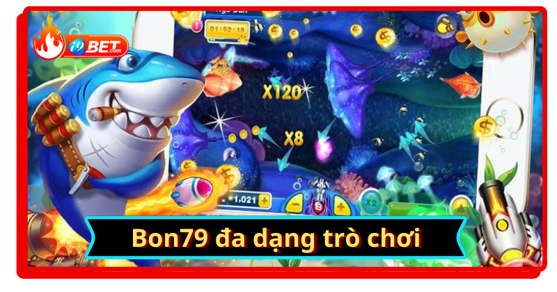 Vô vàn trò chơi hấp dẫn có tại sảnh game Bon79